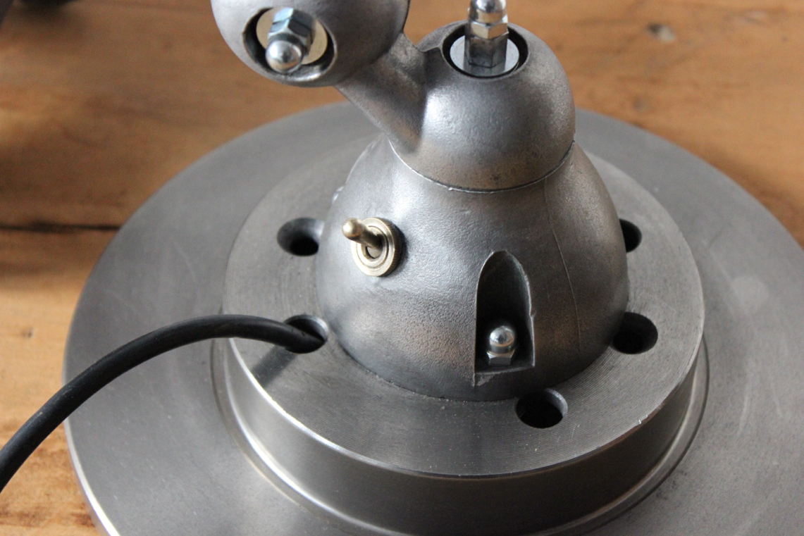 Lampe bureau Jielde 2 bras polie graphite – Image 9