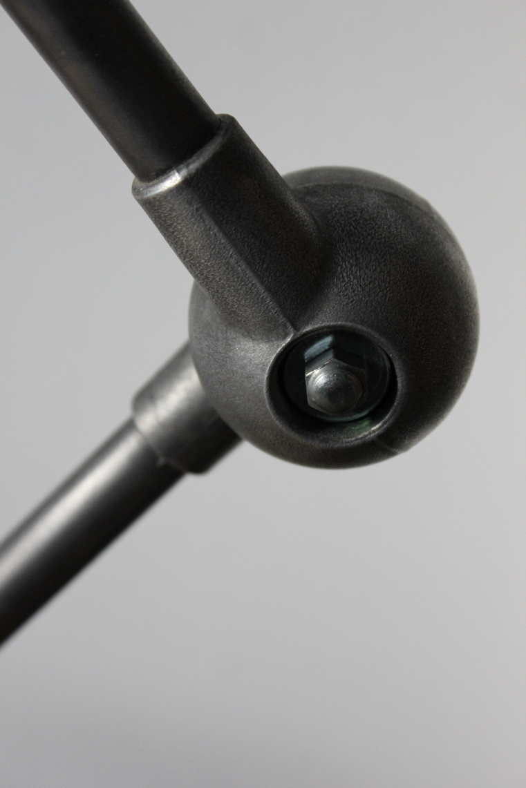 Lampe bureau Jielde 2 bras polie graphite – Image 7