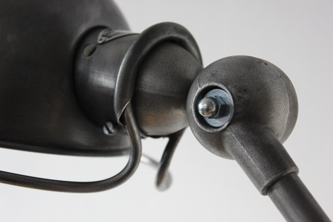 Lampe bureau Jielde 2 bras polie graphite – Image 8