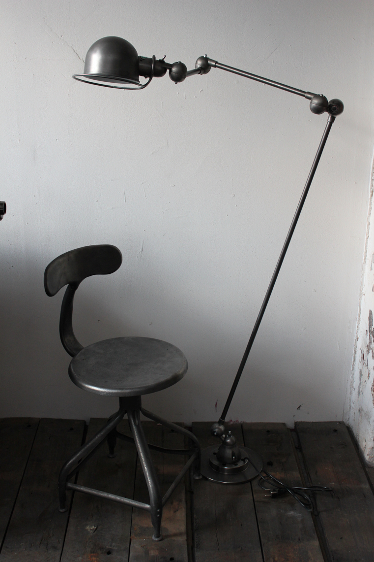 Lampe liseuse Jielde 3 bras polie graphite – Image 2