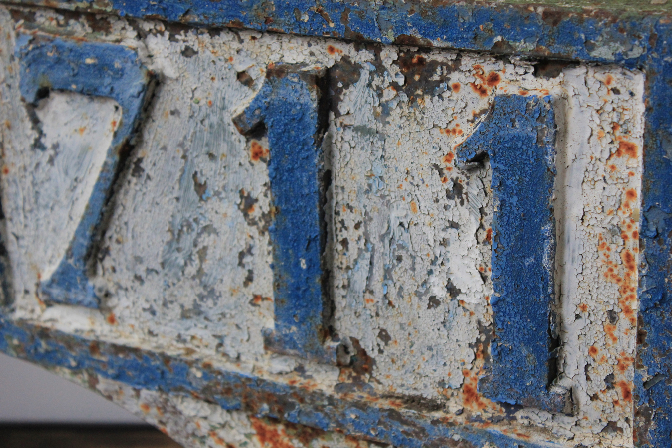 borne kilometrique en fonte superbe patine – Image 12