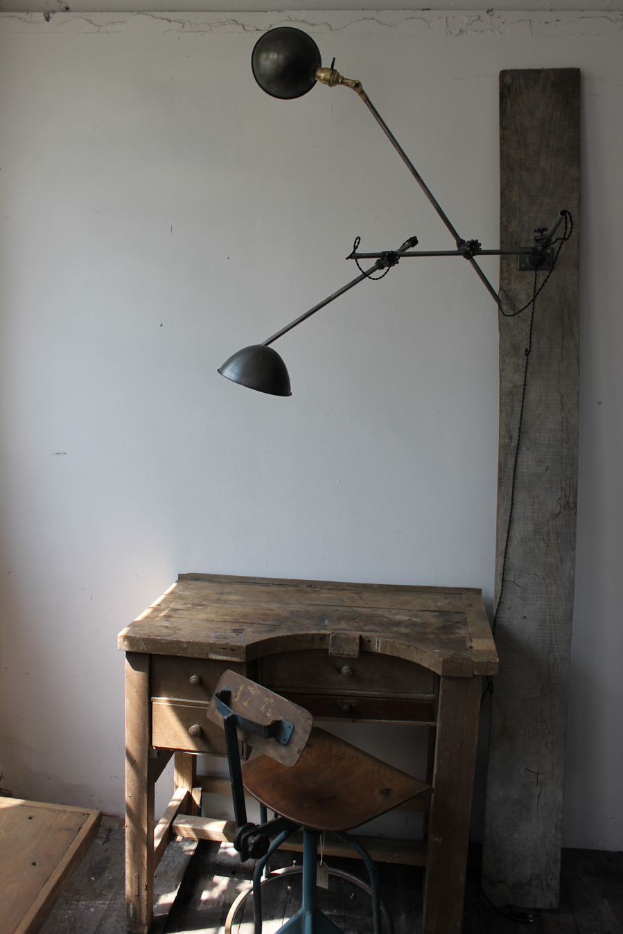 Rare Lampe O.C. White Industrielle fixation murale double applique la lampe de reference a new york dans les loft – Image 21