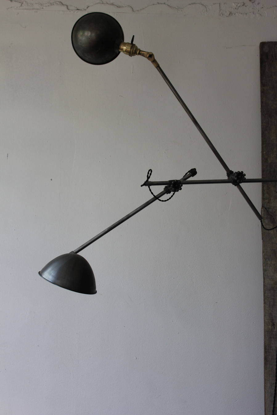 Rare Lampe O.C. White Industrielle fixation murale double applique la lampe de reference a new york dans les loft – Image 22