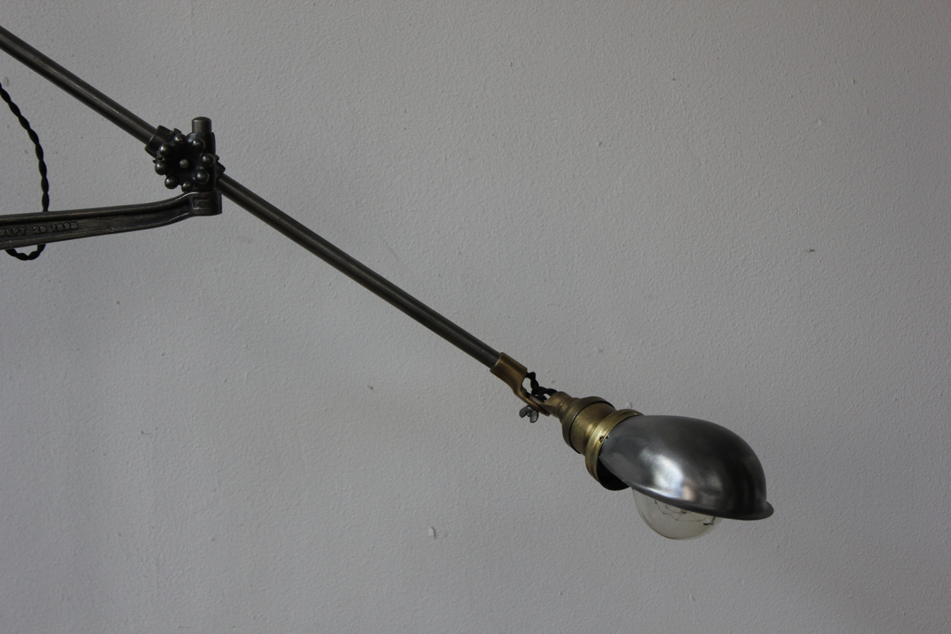 Rare Lampe bureau O.C. White Industrielle sur socle la lampe de reference a new york dans les loft – Image 4