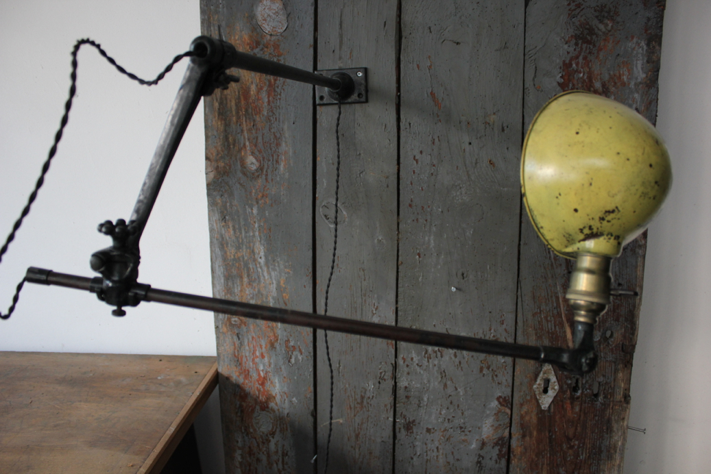 Rare Lampe O.C. White Industrielle fixation murale applique dans son jus la lampe de reference a new york dans les loft – Image 4