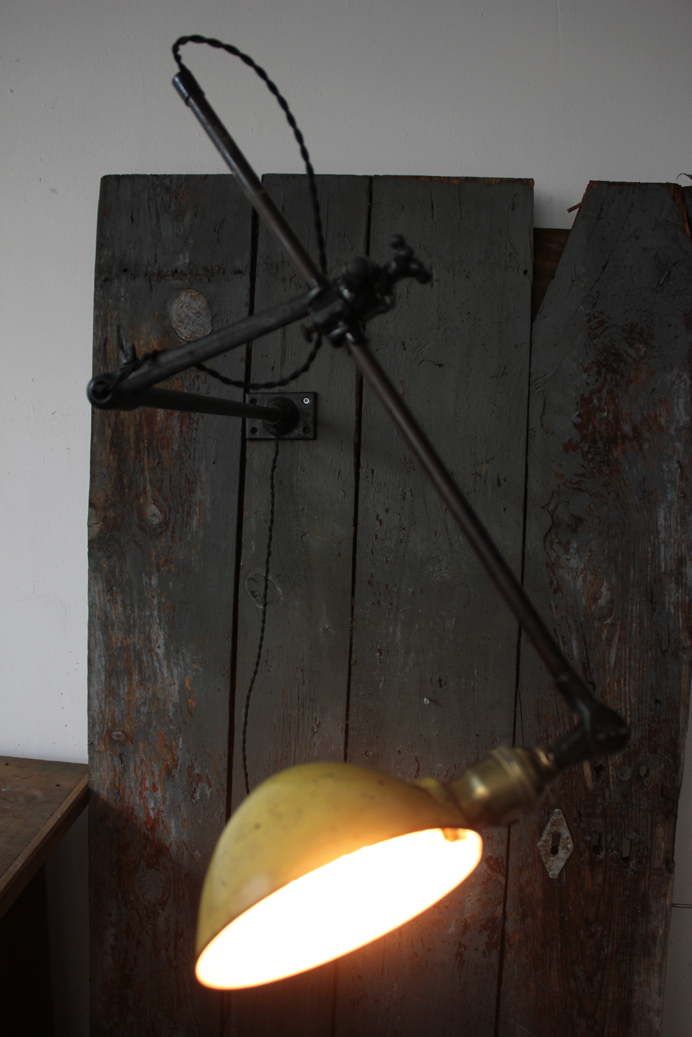 Rare Lampe O.C. White Industrielle fixation murale applique dans son jus la lampe de reference a new york dans les loft – Image 13