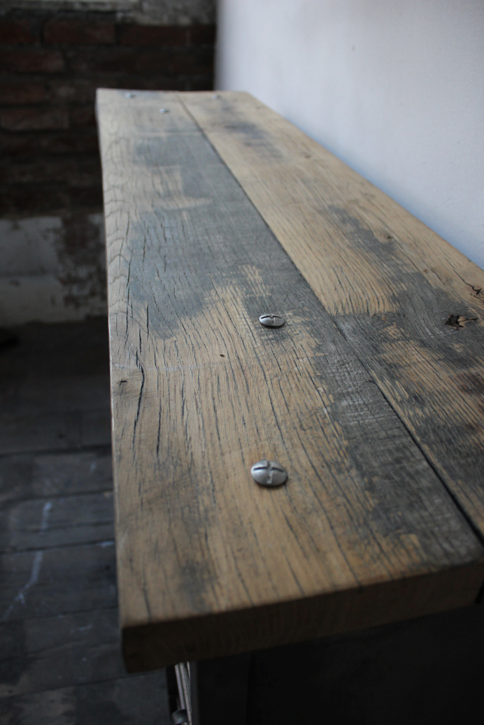 ancien meuble console 15 casiers industriel a clapet strafor 1950 – Image 8