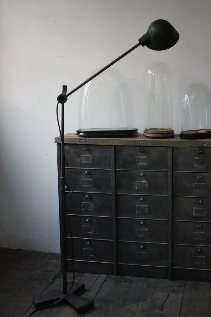 ancien meuble console 15 casiers industriel a clapet strafor 1950 – Image 11