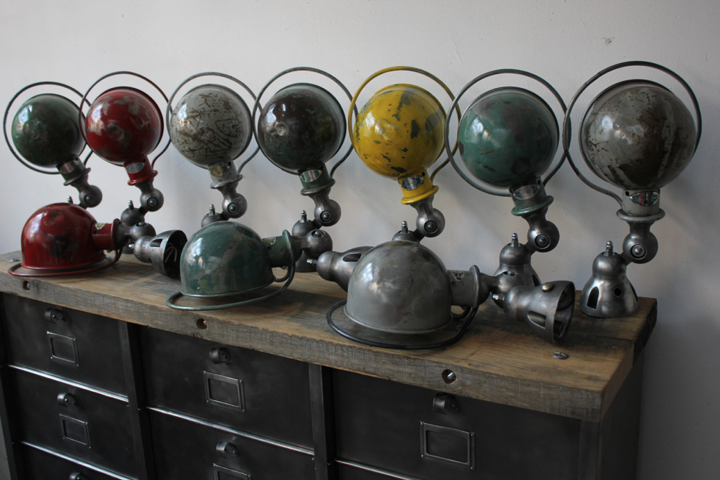 Unique lampe Jielde 1 applique finition vintage industrielle 4 – Image 2