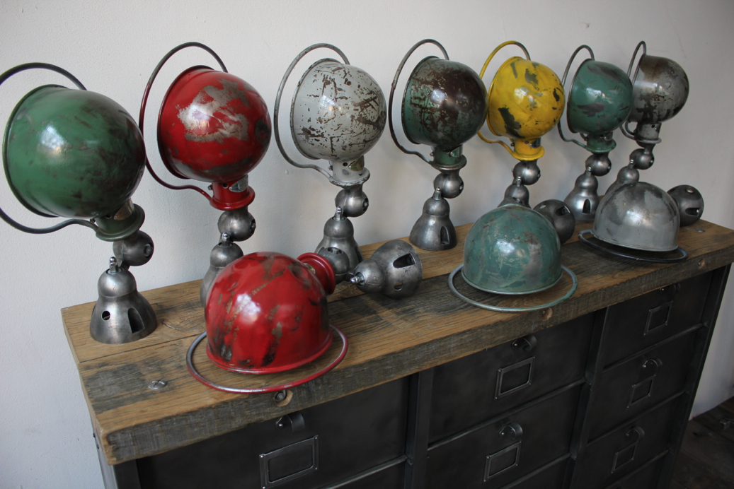 Unique lampe Jielde 1 applique finition vintage industrielle 4 – Image 11