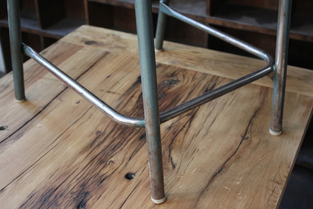 serie de 6 - ancienne Chaise haute d'ecole, laboratoire de biologie tarif pour les 6 chaises – Image 9