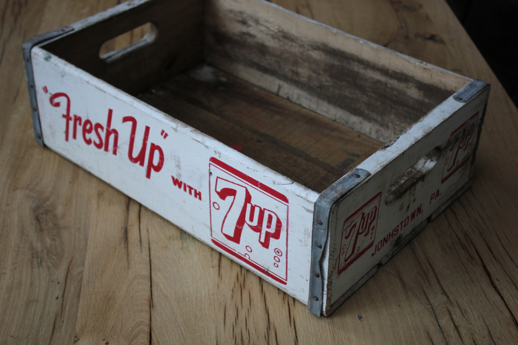 caisse bois brasserie café Seven Up 3 – Image 2