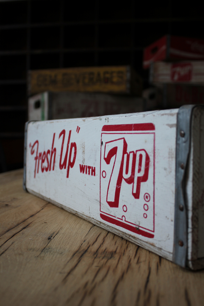caisse bois brasserie café Seven Up 3 – Image 4