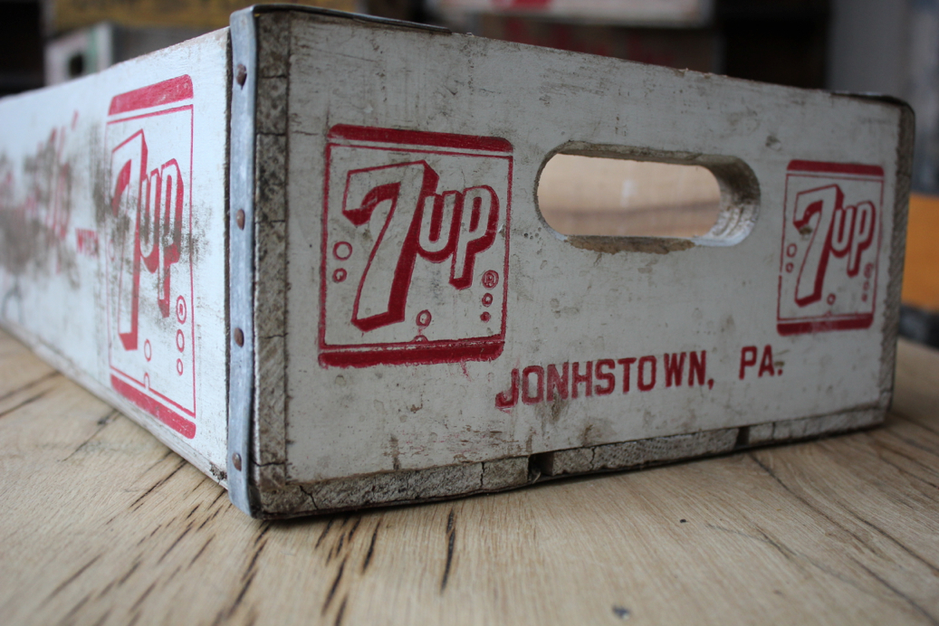 caisse bois brasserie café Seven Up 3 – Image 5