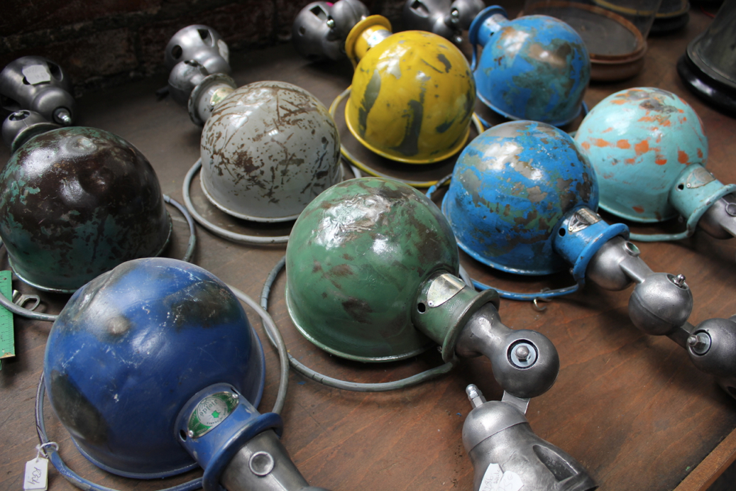 Unique lampe Jielde 8 applique finition vintage industrielle – Image 2