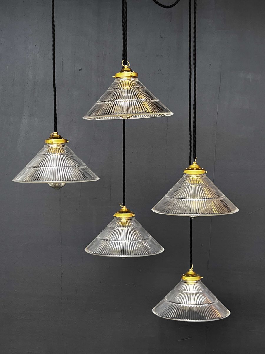 1 abat jour suspention cone holophane lampe industrielle – Image 2