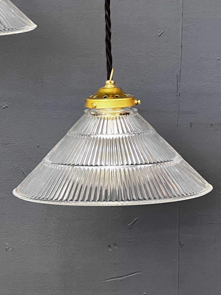 1 abat jour suspention cone holophane lampe industrielle – Image 4