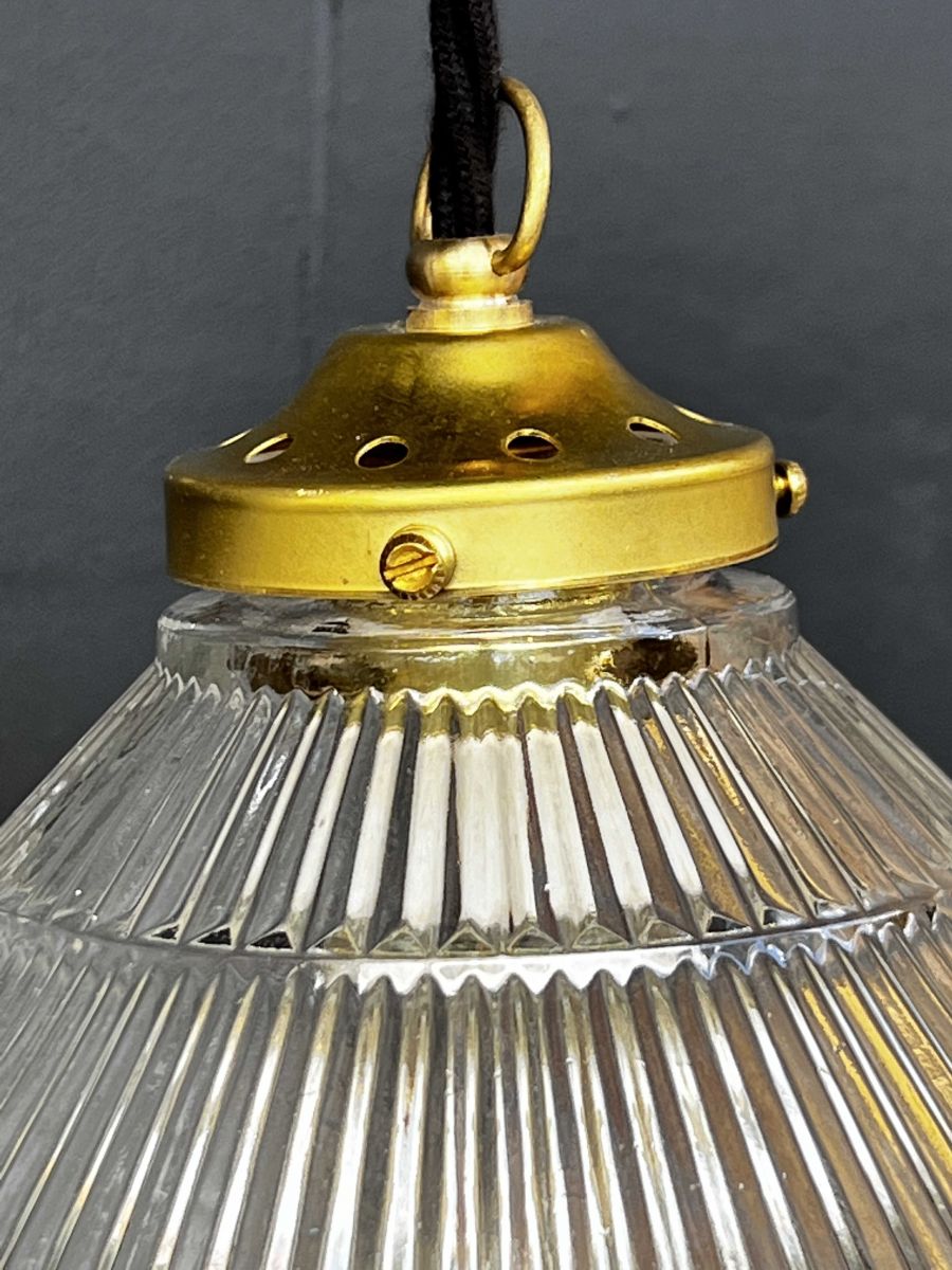 1 abat jour suspention cone holophane lampe industrielle – Image 7