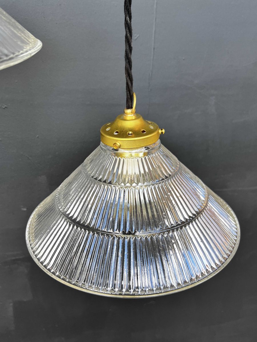 1 abat jour suspention cone holophane lampe industrielle – Image 8