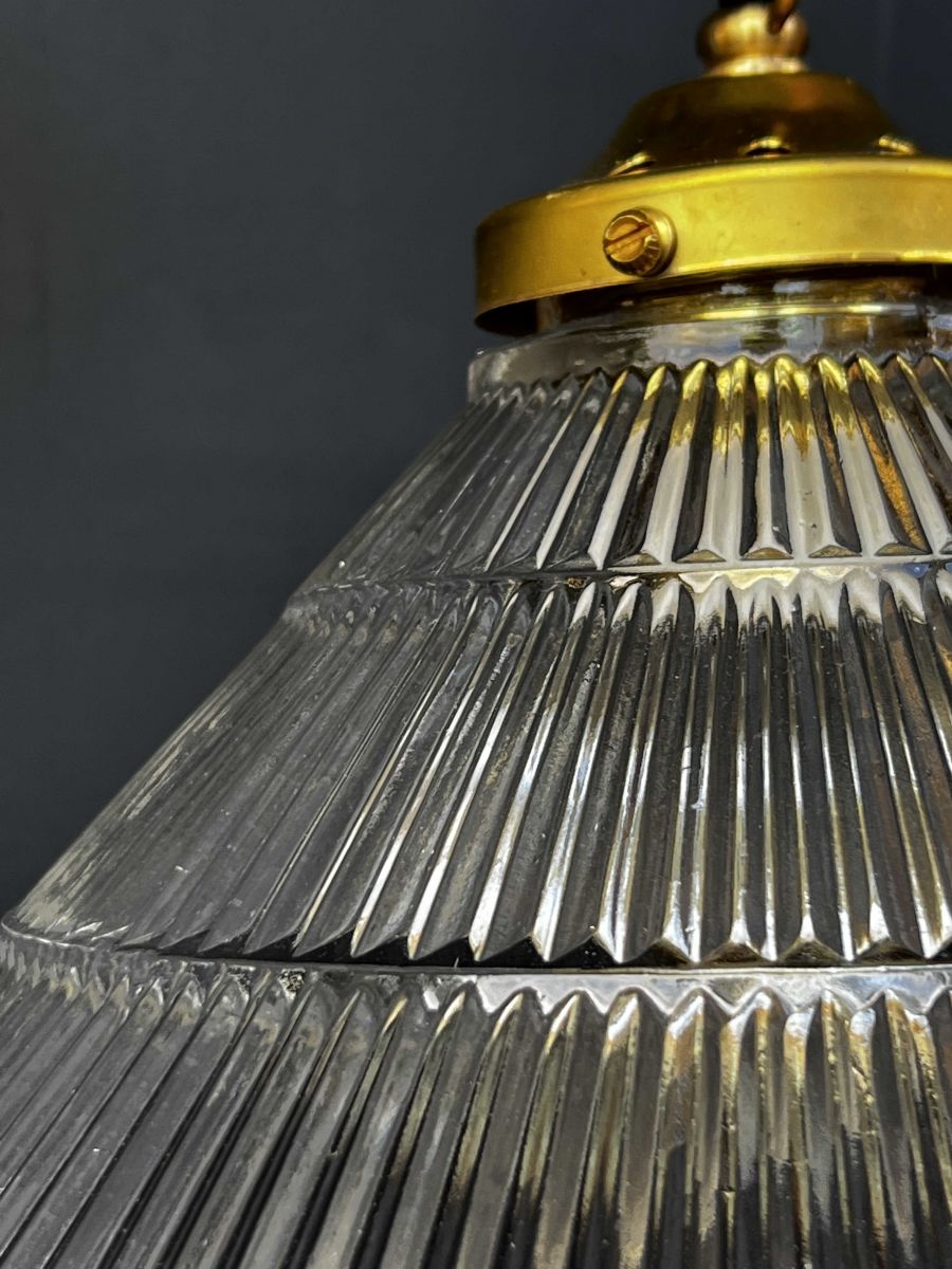 1 abat jour suspention cone holophane lampe industrielle – Image 11