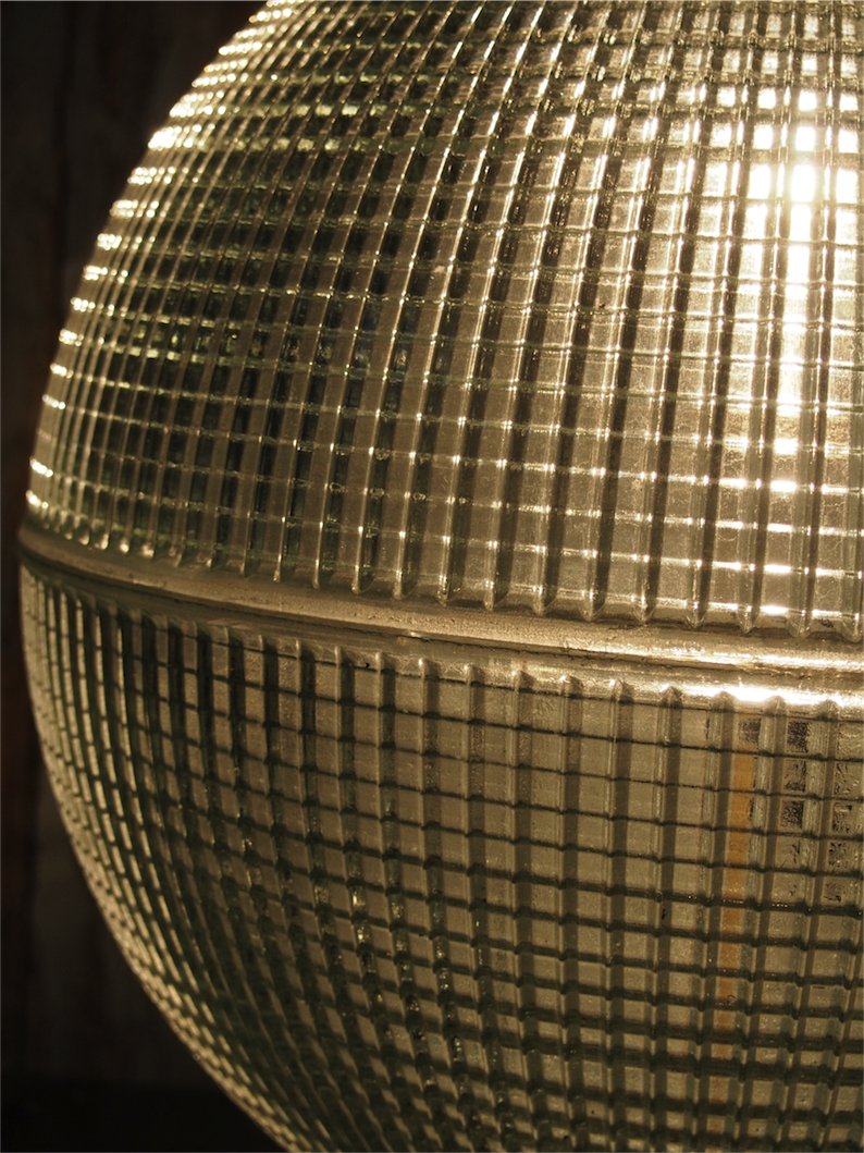 grande lampe a poser globe holophane 50 cm – Image 7