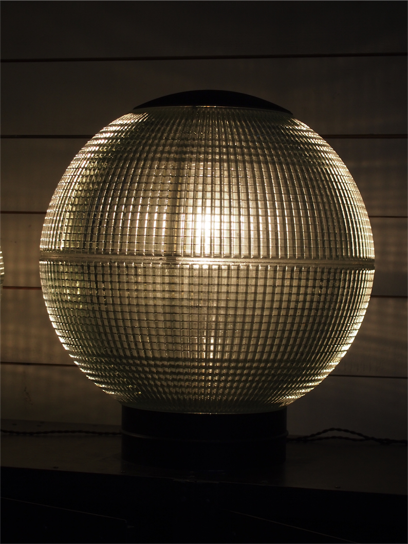 grande lampe a poser globe holophane 50 cm – Image 5