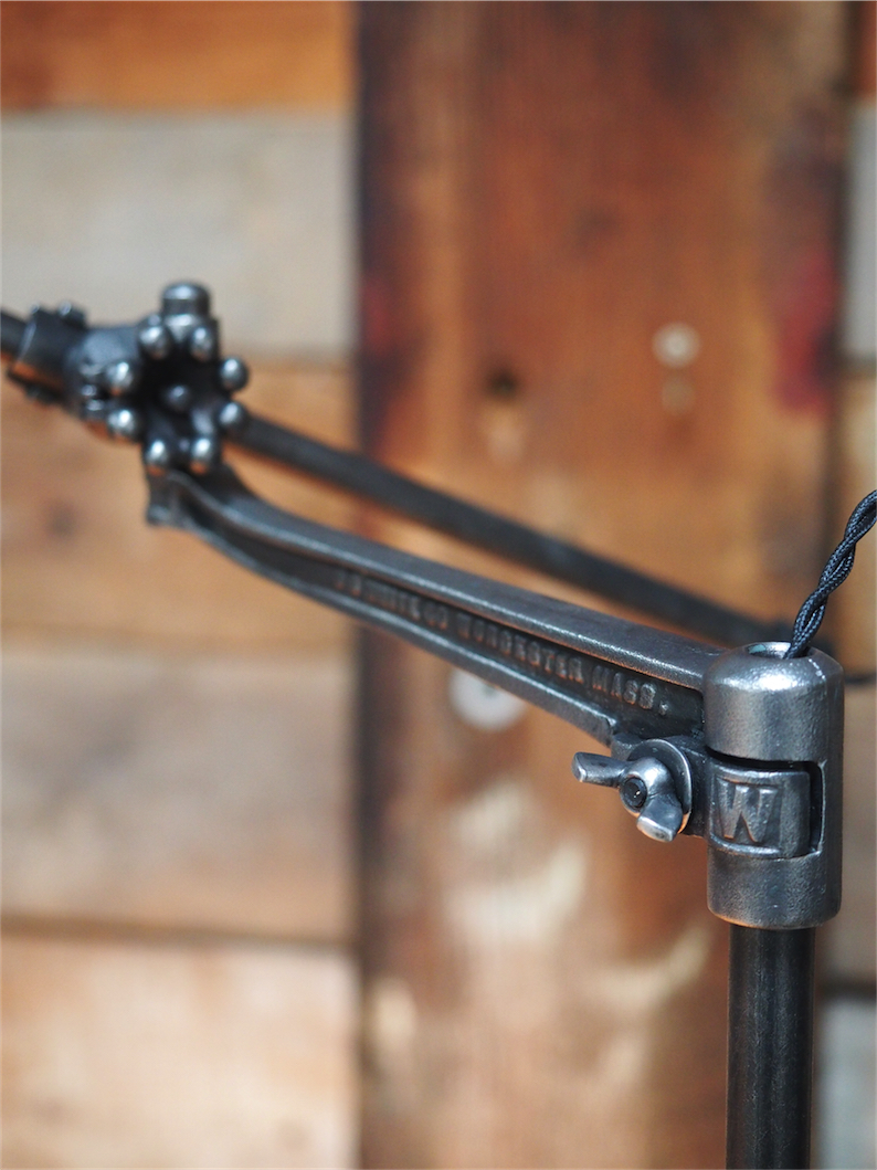 Rare Lampe O.C. White Industrielle fixation etau la lampe de reference a new york dans les loft – Image 6