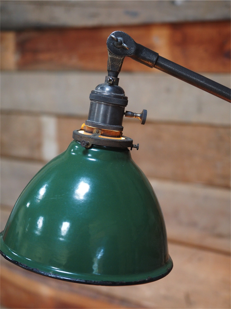 Rare Lampe O.C. White Industrielle fixation etau la lampe de reference a new york dans les loft – Image 5