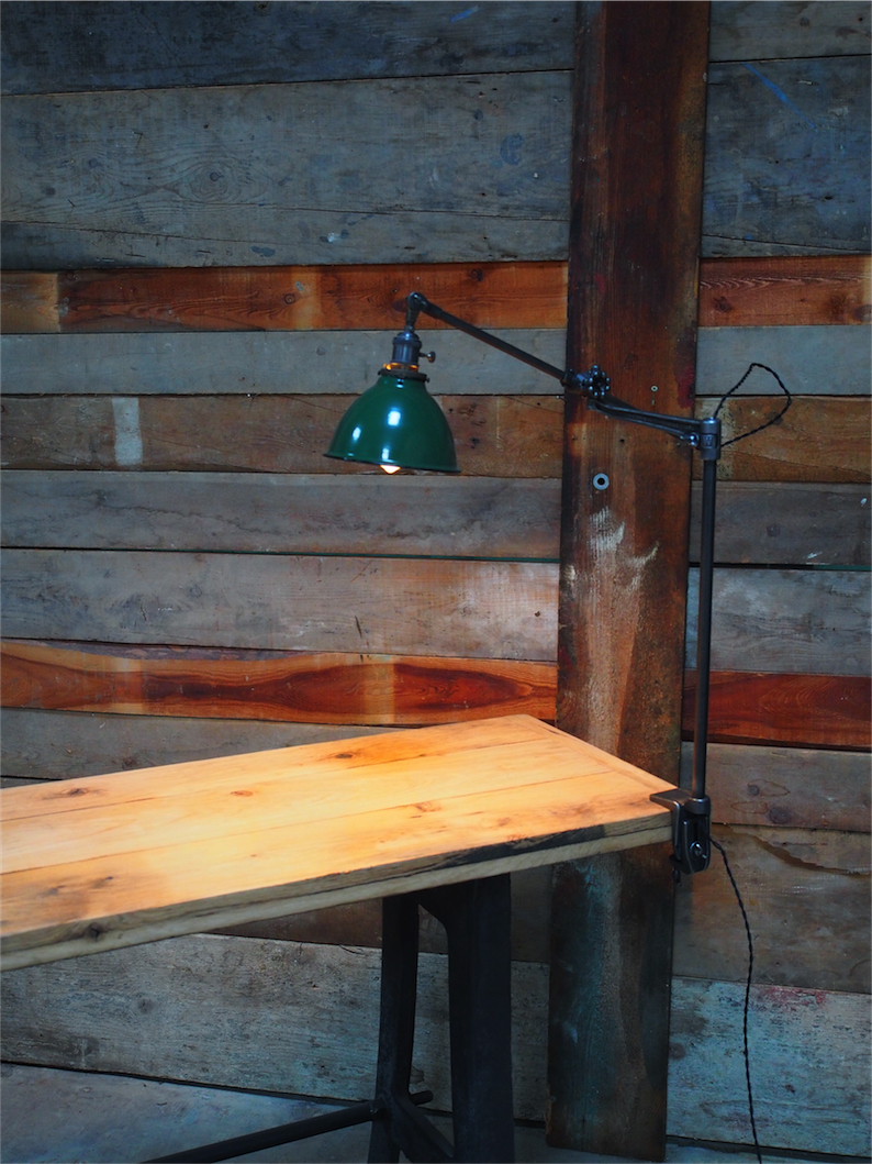 Rare Lampe O.C. White Industrielle fixation etau la lampe de reference a new york dans les loft – Image 8