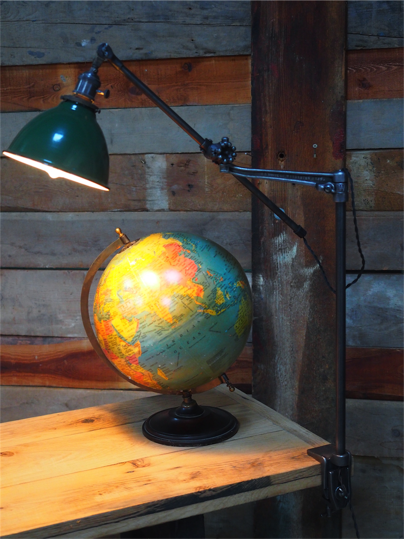 Rare Lampe O.C. White Industrielle fixation etau la lampe de reference a new york dans les loft – Image 20