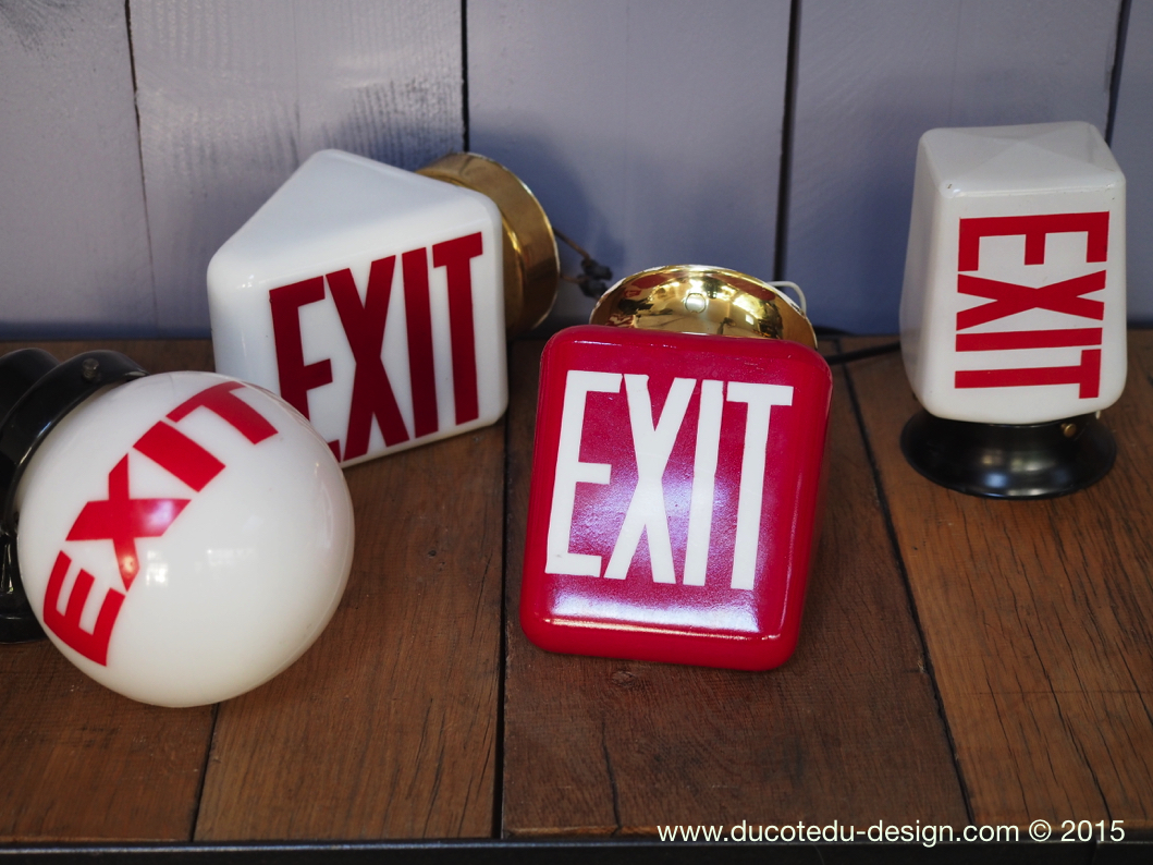 Exit Lampe USA opaline rouge – Image 9