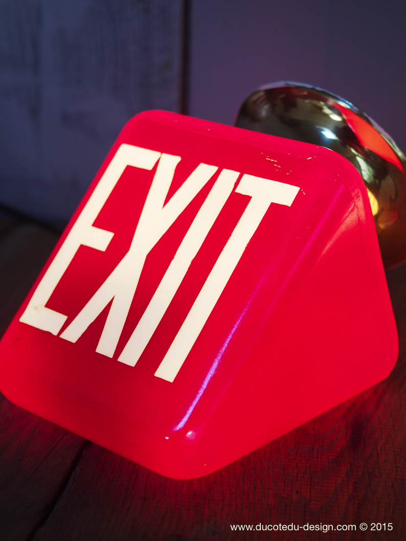 Exit Lampe USA opaline rouge – Image 4