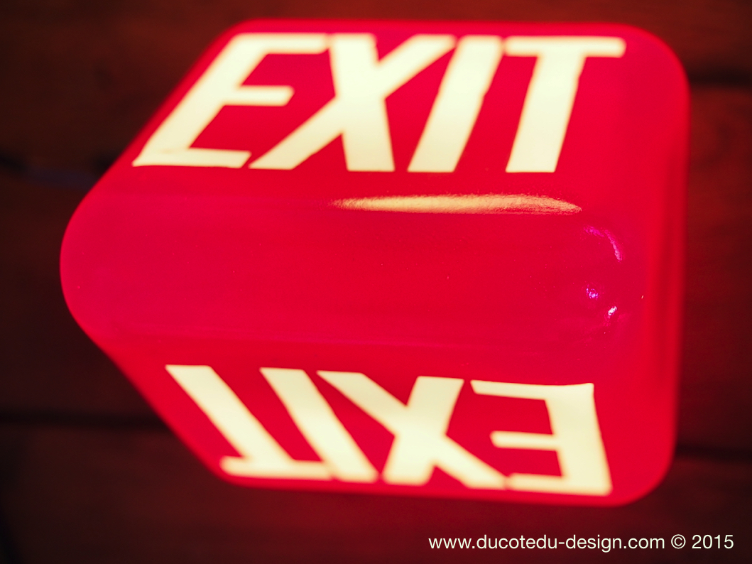 Exit Lampe USA opaline rouge – Image 6