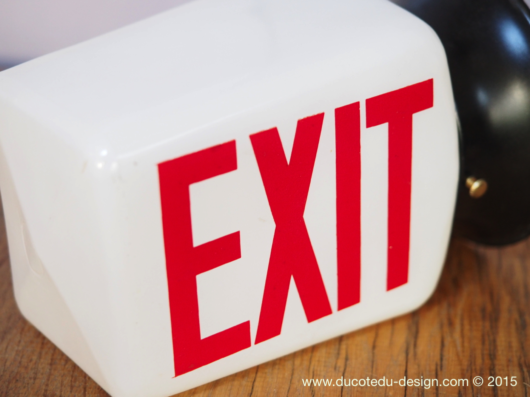 Exit Lampe USA opaline rouge – Image 6