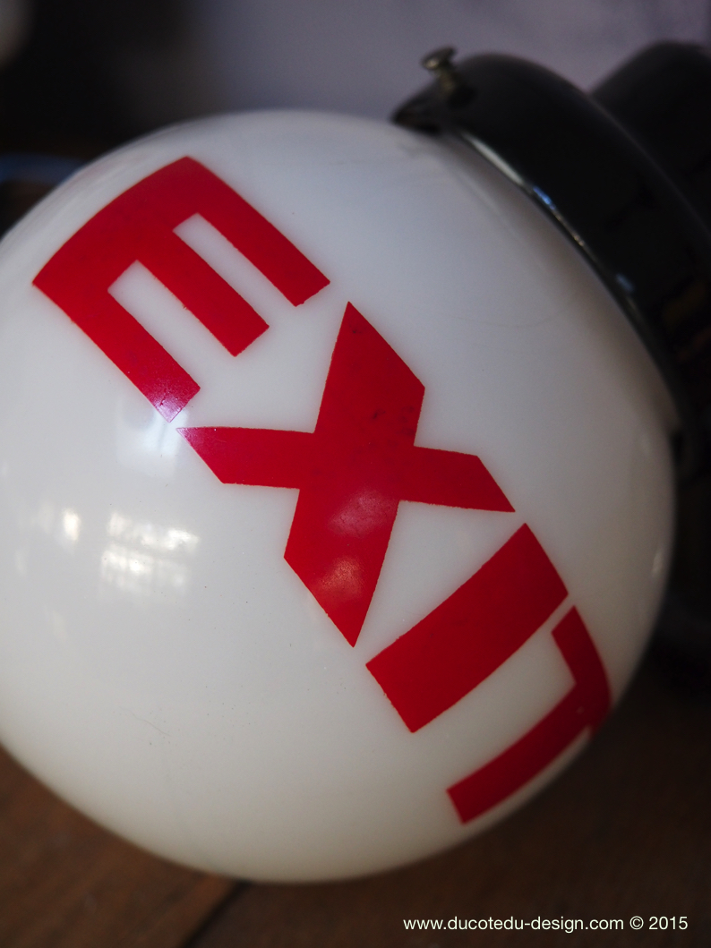 Exit Lampe USA opaline blanche – Image 4