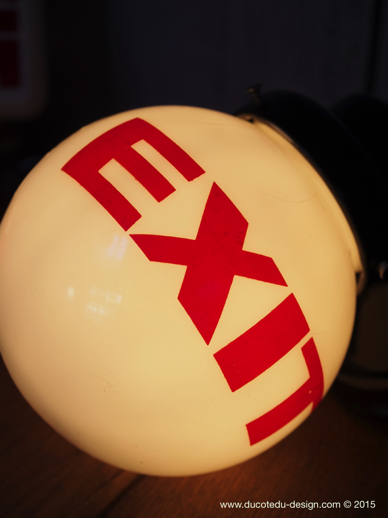Exit Lampe USA opaline blanche – Image 5