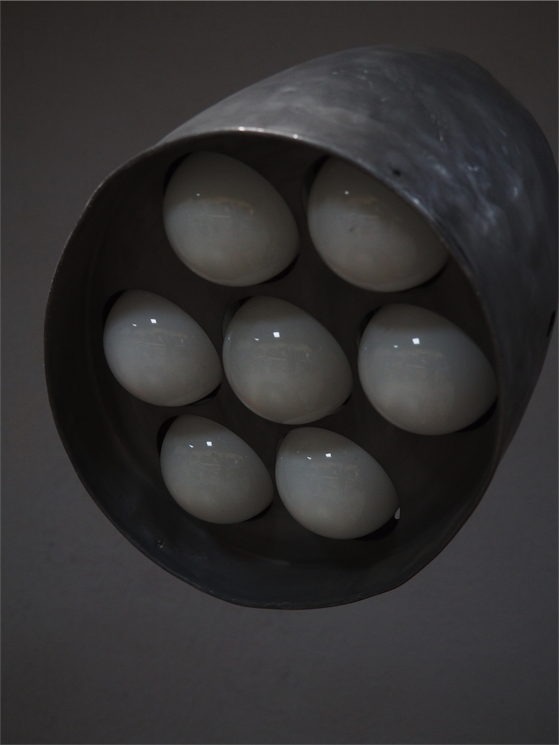 lampe industrielle sur pied atelier carrossier R.G Levallois – Image 10