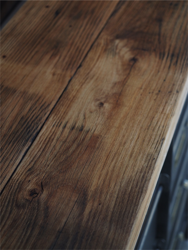 ancien grand meuble 12 casiers industriel strafor plateau chene massif – Image 14