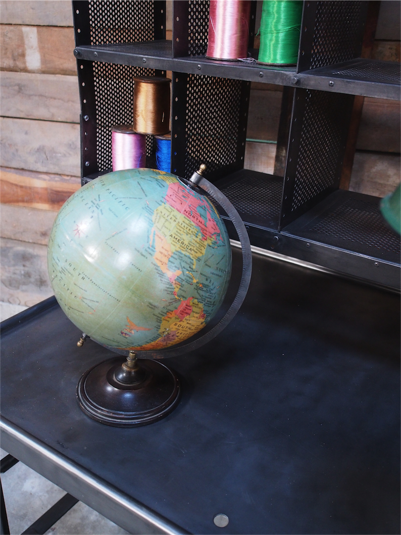 Meuble metier grand bureau tri postal industriel atelier loft – Image 16