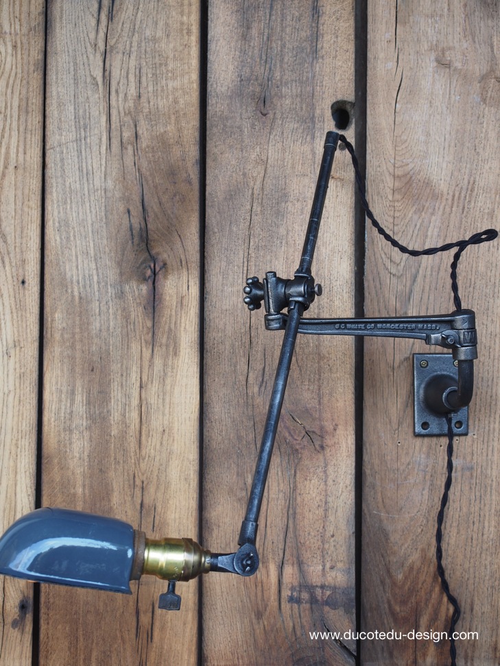 Rare Lampe OC White Industrielle fixation murale applique la lampe de reference a new york dans les loft – Image 6