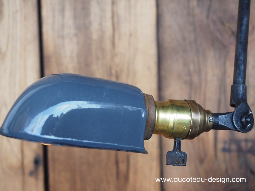 Rare Lampe OC White Industrielle fixation murale applique la lampe de reference a new york dans les loft – Image 5