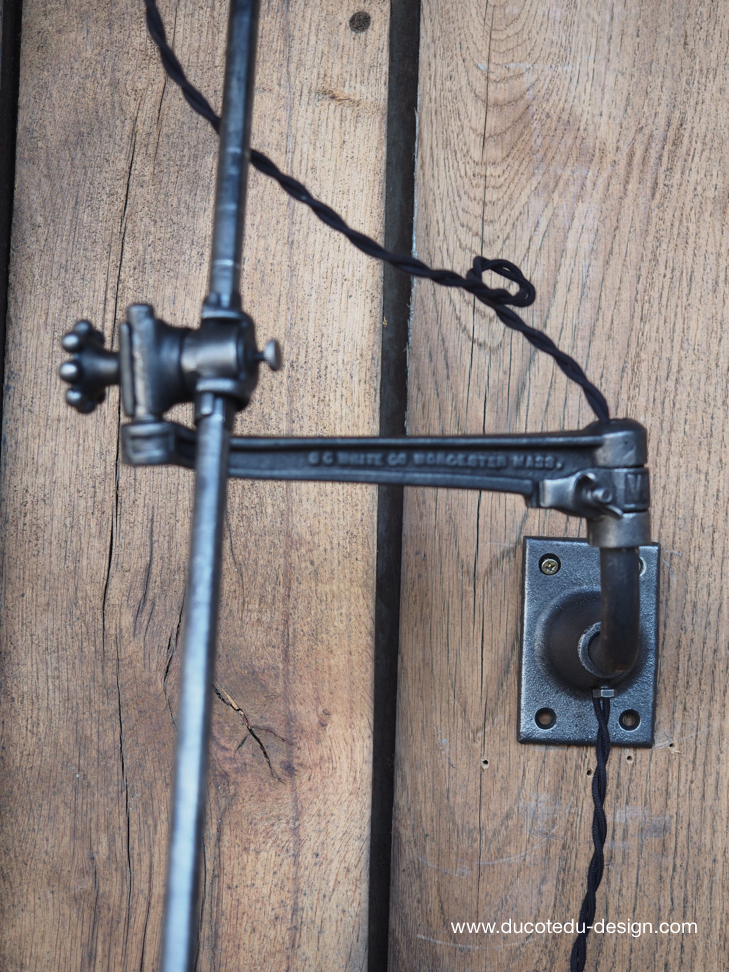 Rare Lampe OC White Industrielle fixation murale applique la lampe de reference a new york dans les loft – Image 3