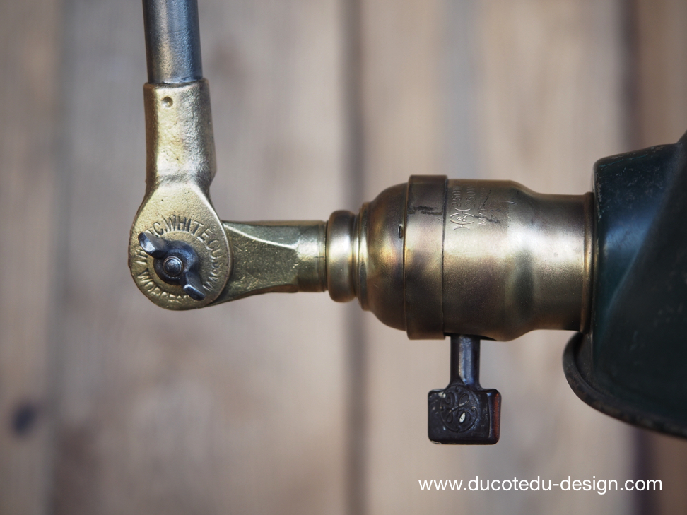 Rare Lampe OC White Industrielle fixation murale applique la lampe de reference a new york dans les loft – Image 6