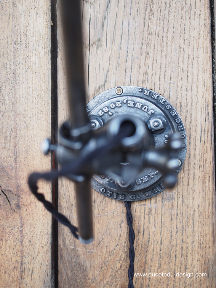 Rare Lampe OC White Industrielle fixation murale applique la lampe de reference a new york dans les loft – Image 8