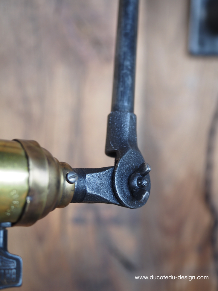 Rare Lampe OC White Industrielle fixation murale applique la lampe de reference a new york dans les loft – Image 11