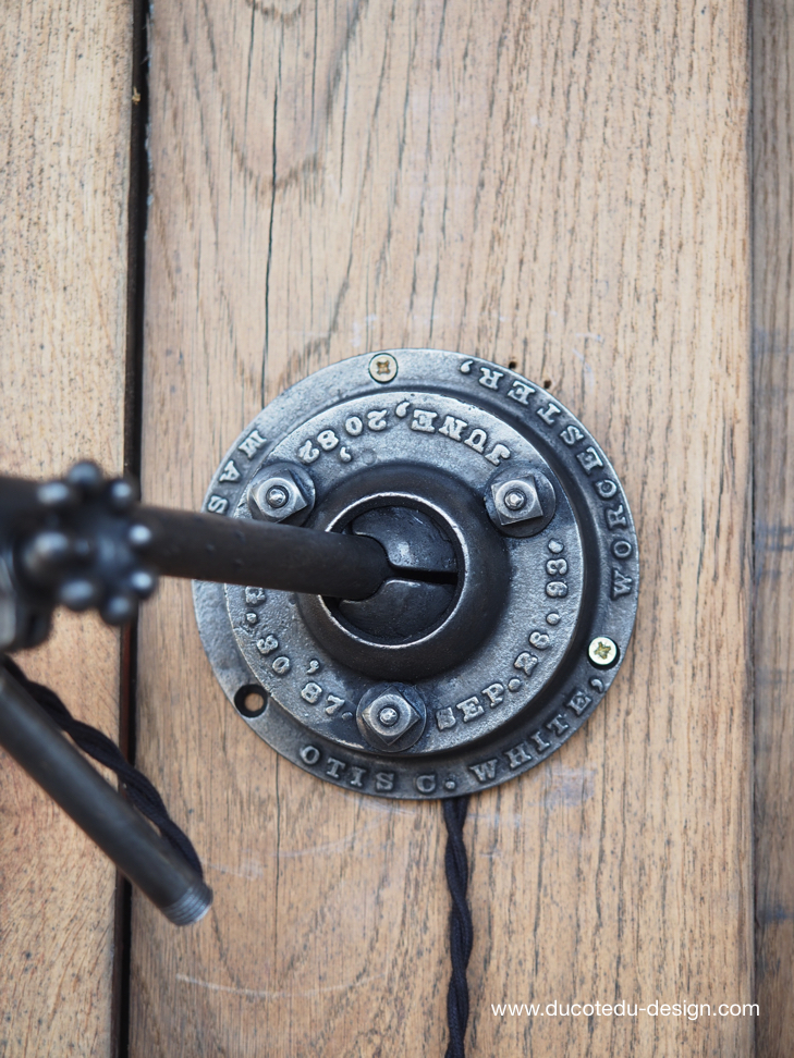 Rare Lampe OC White Industrielle fixation murale applique la lampe de reference a new york dans les loft – Image 14