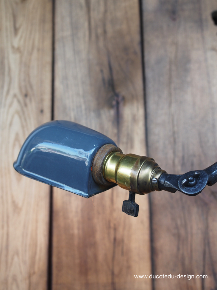 Rare Lampe OC White Industrielle fixation murale applique la lampe de reference a new york dans les loft – Image 15