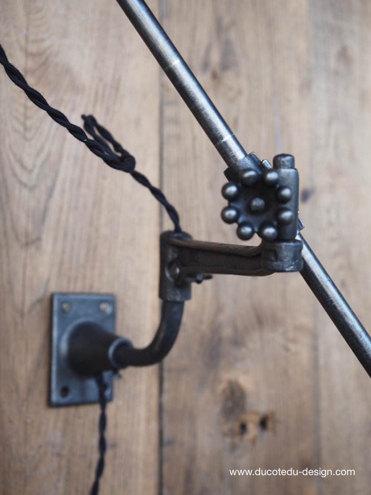 Rare Lampe OC White Industrielle fixation murale applique la lampe de reference a new york dans les loft – Image 16