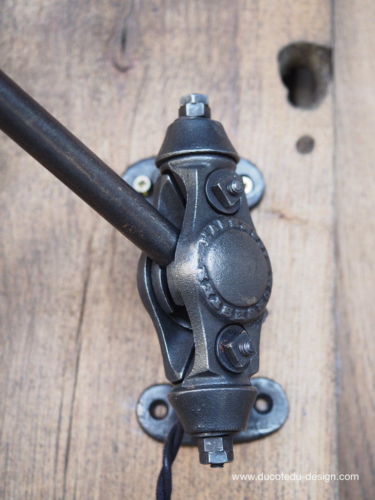 Rare Lampe OC White Industrielle fixation murale applique la lampe de reference a new york dans les loft – Image 13