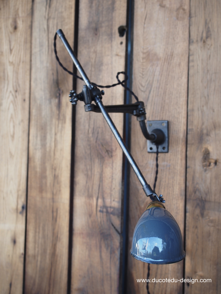 Rare Lampe OC White Industrielle fixation murale applique la lampe de reference a new york dans les loft – Image 2